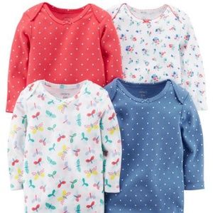 NWT Carter's colorful onesies